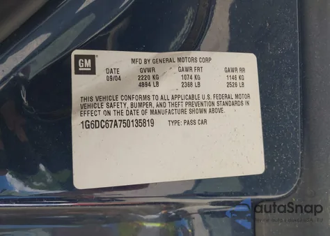 2005 Cadillac Sts V8 z USA, uszkodzony, nr VIN 1G6DC67A750135819